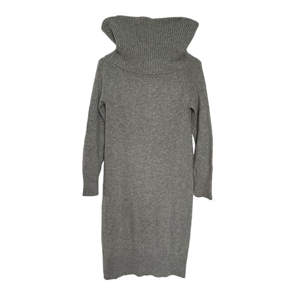 UNIGLO sweater dress with large turtleneck in gray size small - Picture 9 of 16